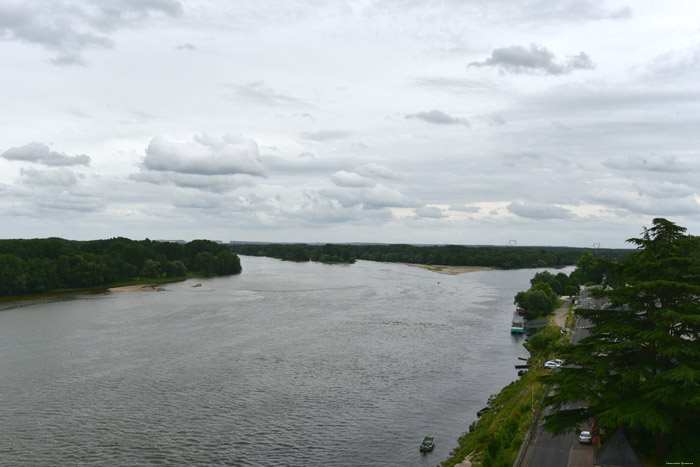 Zicht op de Loire Montsoreau / FRANKRIJK 