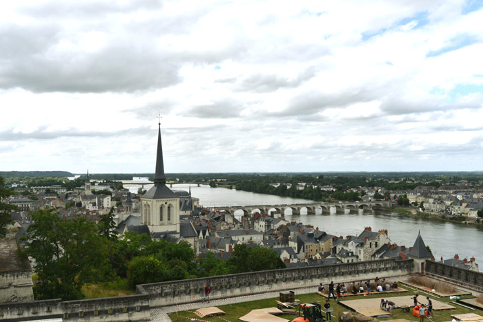 Uitzicht over Saumur Saumur / FRANKRIJK 