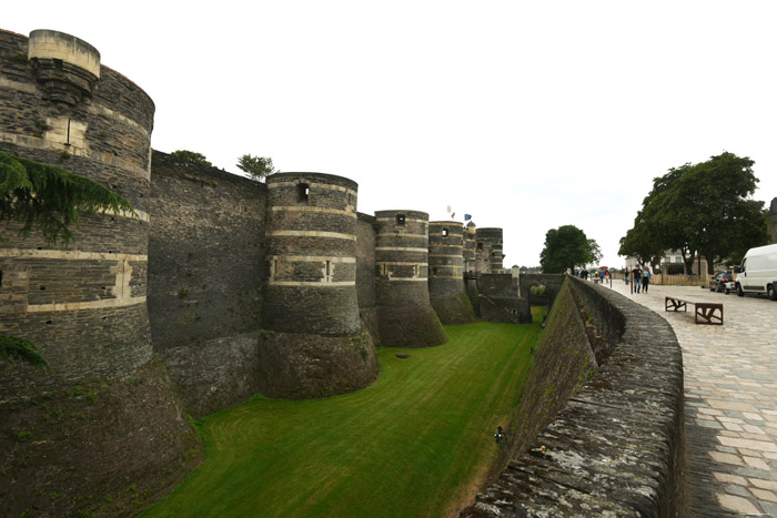 Castle Ruins Angers / FRANCE 