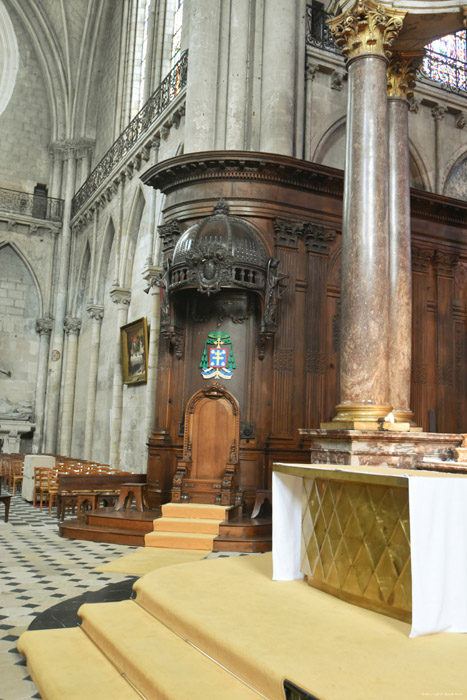 Saint Maurit's' Cathedral Angers / FRANCE 