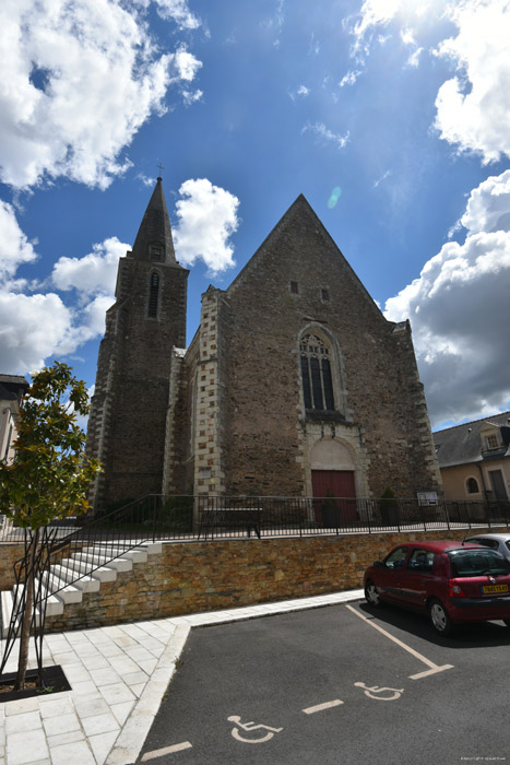 Saint Vincent's church Brissac-Quinc / FRANCE 