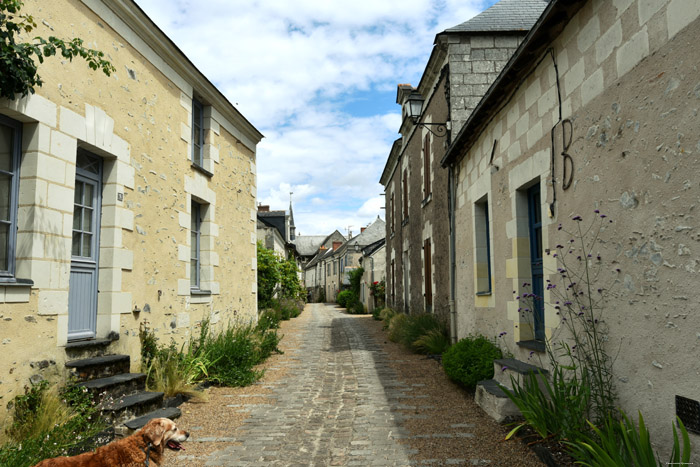 Straatzicht Bhuard / FRANKRIJK 