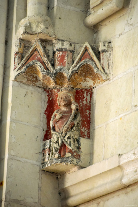 Sint-Martinuskerk Candes-Saint-Martin / FRANKRIJK 