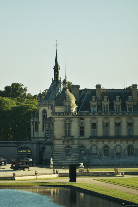 View on Chantilly Castle Chantilly / FRANCE 