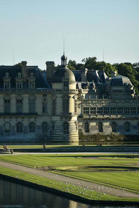 View on Chantilly Castle Chantilly / FRANCE 