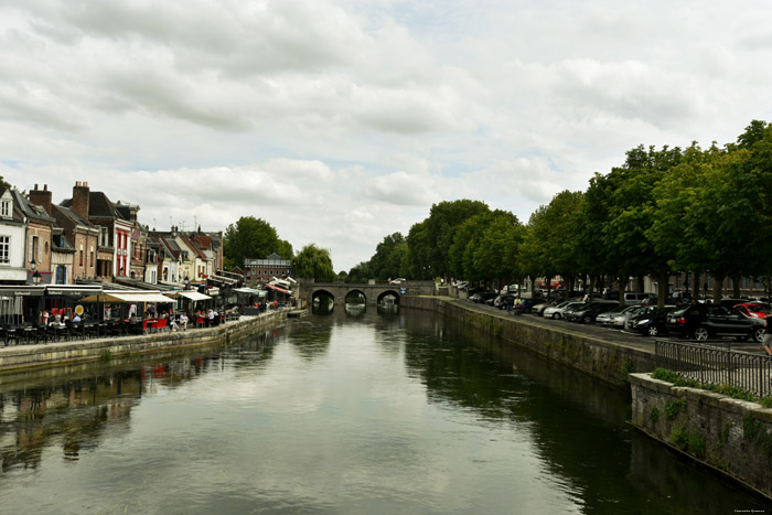 Zicht op de Somme AMIENS / FRANKRIJK 