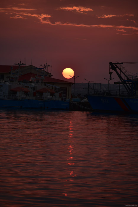 Sun Down fromHarbor Sozopol / Bulgaria 