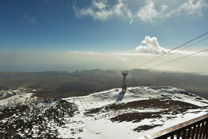 Vue depuis El Teide Volcan Las Canadas del Teide / Tenerife (Espagna) 