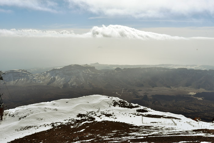 Vue depuis El Teide Volcan Las Canadas del Teide / Tenerife (Espagna) 