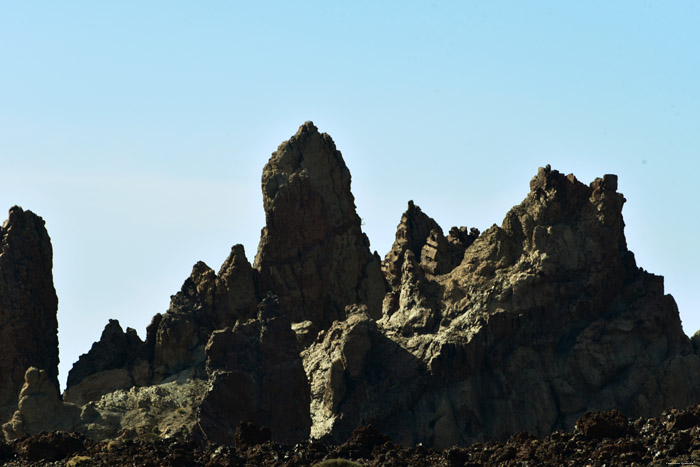 Rotsig landschap Las Canadas del Teide / Tenerife (Spanje) 