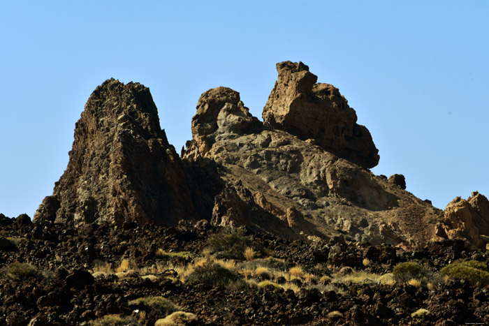 Rotsig landschap Las Canadas del Teide / Tenerife (Spanje) 