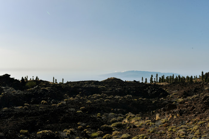 Vue sur La Gomera Las Canadas del Teide / Tenerife (Espagna) 