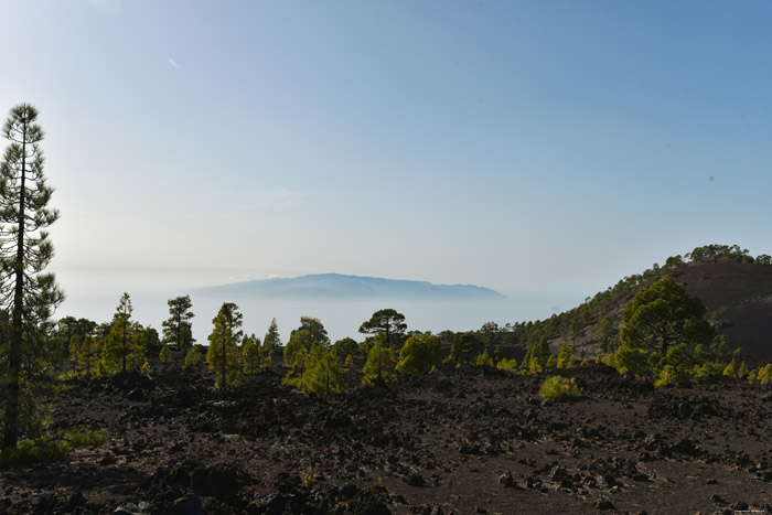 Uitzicht op la Gomera Las Canadas del Teide / Tenerife (Spanje) 