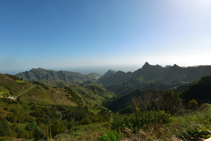 Vue Casas De La Cumbre / Tenerife (Espagna) 