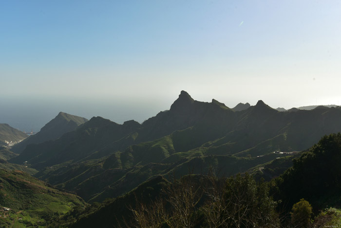 Vue Casas De La Cumbre / Tenerife (Espagna) 