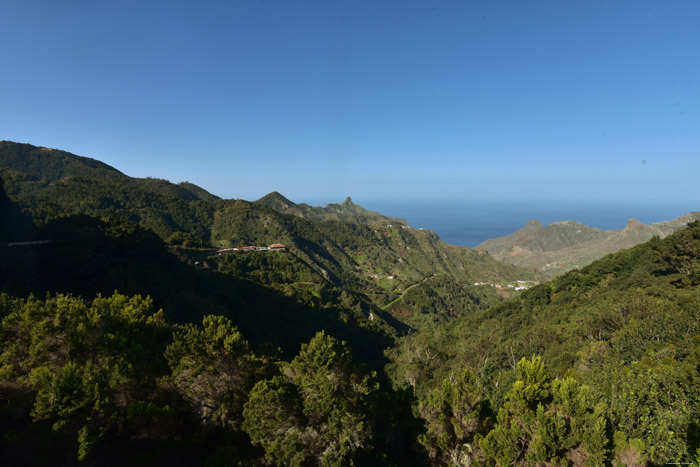 Vue Casas De La Cumbre / Tenerife (Espagna) 