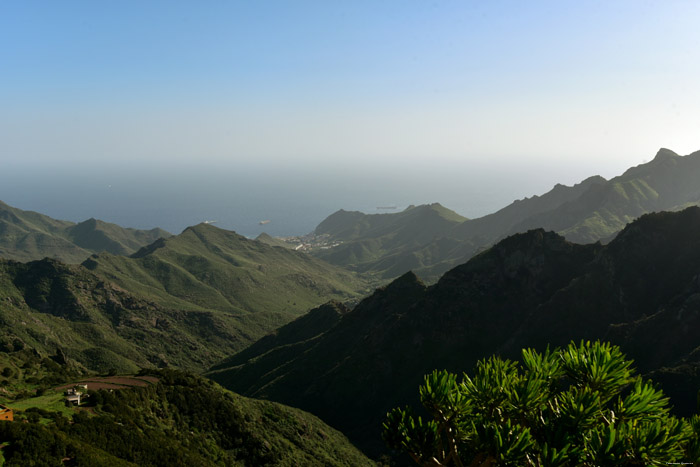 Vue Casas De La Cumbre / Tenerife (Espagna) 