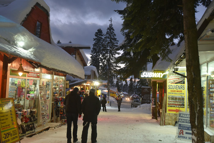 straatzicht Borovets / Bulgarije 