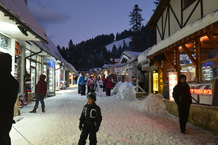 straatzicht Borovets / Bulgarije 