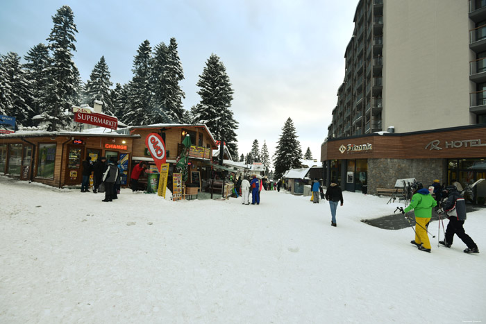 Vue de Rue Borovets / Bulgarie 