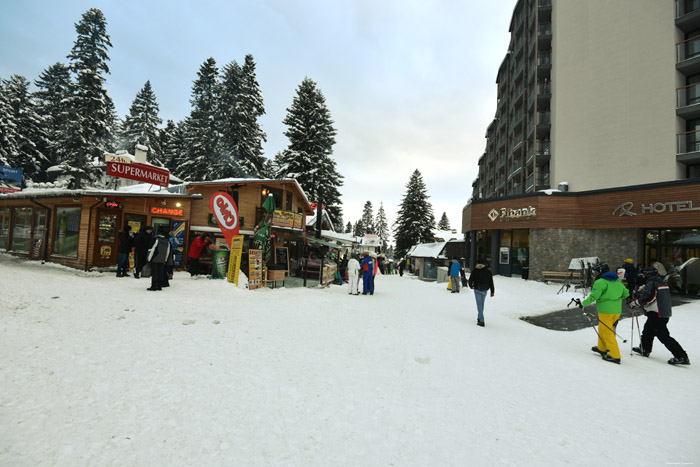 straatzicht Borovets / Bulgarije 