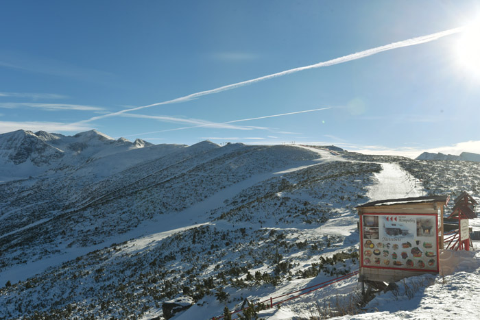 Vue depuis Jastrebets Borovets / Bulgarie 