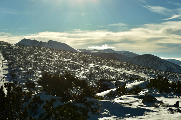 Uitzicht vanop Jastrebets Borovets / Bulgarije 