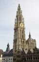 Our Ladies Cathedral ANTWERP 1 in ANTWERP / BELGIUM: Seen from the town hall