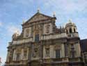 Carolus-Borromeuskerk ANTWERPEN 1 (centrum) in ANTWERPEN / BELGI: Rubens leverde een belangrijke bijdrage aan de decoratie van de barokke  voorgevel van deze kerk gebouwd tussen 1615 en 1621.