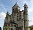 Saint Gertrude NIVELLES / BELGIUM: Detail from the west facade