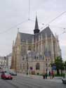 Our-Ladieschurch of the Sablon BRUSSELS-CITY in BRUSSELS / BELGIUM: 