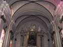 Sint-Jozefskerk - Koninklijke Kapel WATERLOO foto: Ribgewelf boven altaar