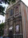 Brigittinen BRUSSEL-STAD in BRUSSEL / BELGI: De bouw van de barokke kloosterkerk begon in 1655 (vermoedelijk met als architect Leonard van Heil), en in 1672 werd ze ingewijd.