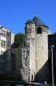 Hoektoren 1ste ringmuur, Anneessenstoren, Pijntoren BRUSSEL-STAD in BRUSSEL / BELGI: 