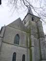 Saint-Médard JODOIGNE in GELDENAKEN / BELGIË: Westgevel