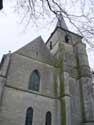 Saint-Mdard JODOIGNE in GELDENAKEN / BELGI: Westgevel