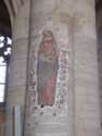 Sint-Genovevakerk (Zepperen) SINT-TRUIDEN / BELGIË: Muurschildering van rond 1500.