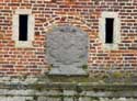 Grote boerderij JODOIGNE in GELDENAKEN / BELGI: Detail schild