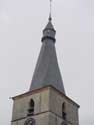 Chapelle Notre Dame du Marche JODOIGNE in GELDENAKEN / BELGI: Getorste torenspits