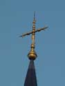 Sint-Martinuskerk BEVEREN / BELGI: Detail kruis op toren