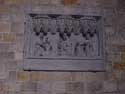 Saint Waudru church MONS / BELGIUM: Half relief dated 1434