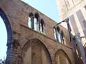 Onze-Lieve-Vrouwekerk DAMME / BELGIË: Vroeggotisch middenschip, nu vervallen tot ruÃ¯ne.