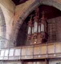 Onze-Lieve-Vrouwekerk DAMME foto: Orgelkast uit 1639 met orgel uit 1844.