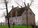 Farm on a mound in Dudzele ZEEBRUGGE in BRUGGE / BELGIUM: 