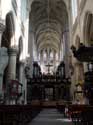 Sint-Jacobskerk ANTWERPEN 1 (centrum) in ANTWERPEN / BELGIË: Het middenschip met het barokke koordoksaal.
