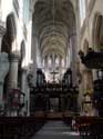 Sint-Jacobskerk ANTWERPEN 1 (centrum) in ANTWERPEN / BELGI: Het middenschip met het barokke koordoksaal.