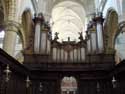 Sint-Jacobskerk ANTWERPEN 1 (centrum) in ANTWERPEN / BELGIË: Boven het koordoksaal vindt je een tweede orgel aan de binnenzijde van het koor.