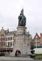 Standbeeld Pieter de Koninc en Jan Breidel BRUGGE / BELGI: 