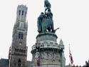 Statue Pieter de Koninc and Jan Breidel BRUGES picture: 