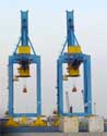 Grue  conteneur ZEEBRUGGE  BRUGES / BELGIQUE: 